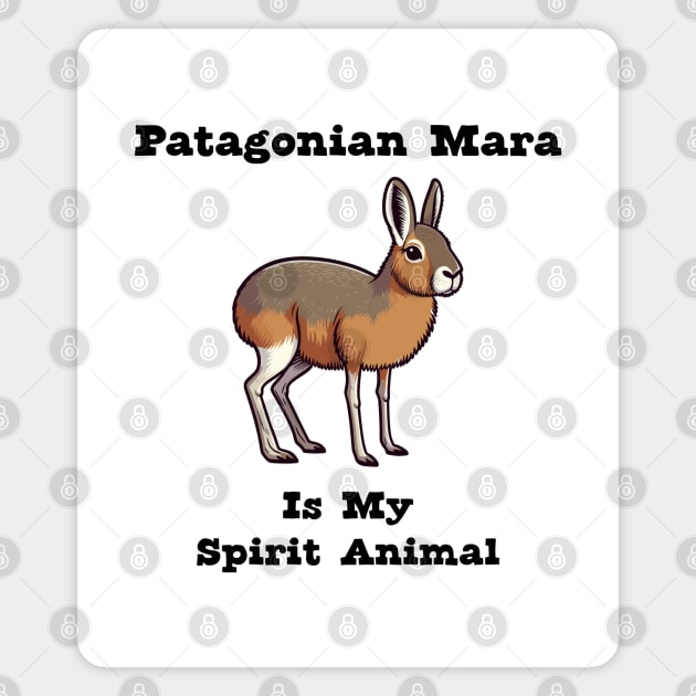 Patagonian Mara Spirit Animal Magnet by dinokate